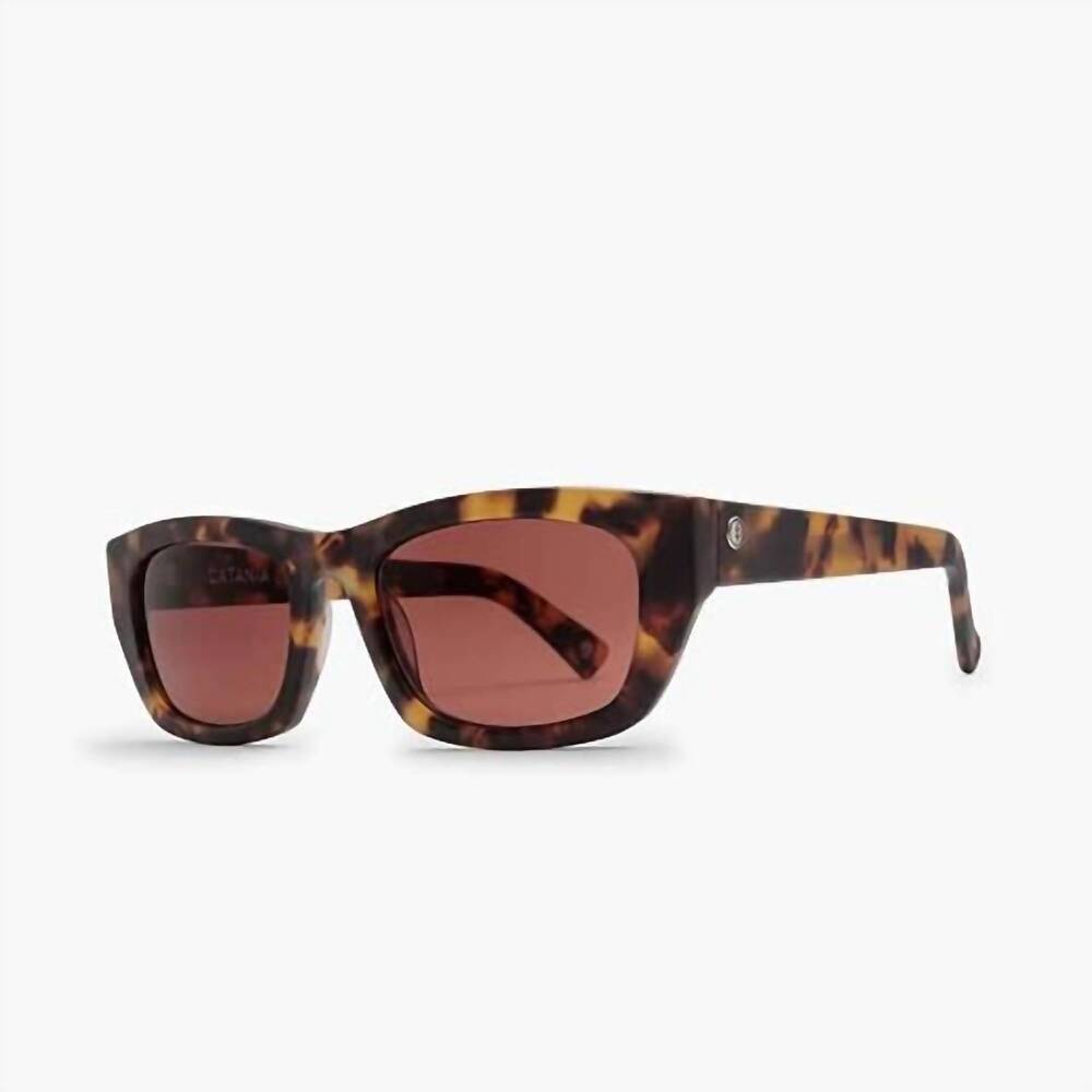 NEW ELECTRIC VISUAL unisex - catania sunglasses in tortuga / rose polarized